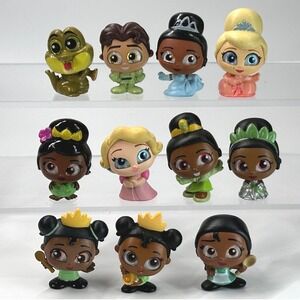 Disney Doorables PRINCESS AND THE FROG Tiana Naveen Louis Multi Series Lot of 11